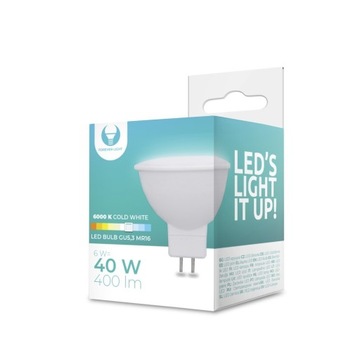 Żarówka LED GU5,3 MR16 6W 12V 6000K 400lm 120° FL