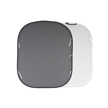 Tło Manfrotto Plain 1.5x1.8m Białe/Szare
