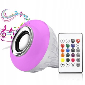 ЦВЕТНАЯ СВЕТОДИОДНАЯ ЛАМПА ZD7G RGB BT ДИНАМИК