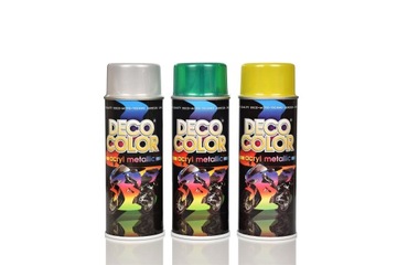 Deco Color METALLIC SPRAY металлизированный ЧЕРНЫЙ