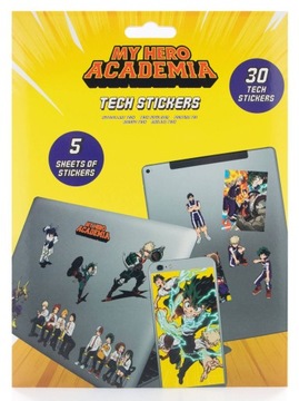 Naklejki 30 szt My Hero Academia Team na laptopa