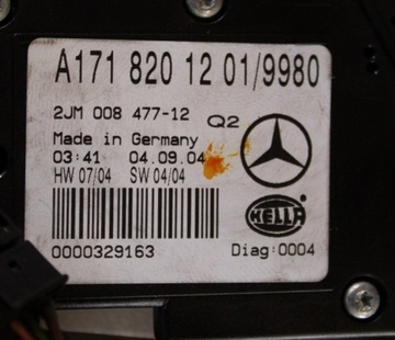 LAMPA POLSTROVÁNÍ MERCEDES SLK W171 A1718201201