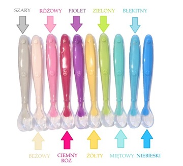 ГИБКАЯ СИЛИКОНОВАЯ ЛОЖКА ДЛЯ ДЕТСКОГО СИНЕГО