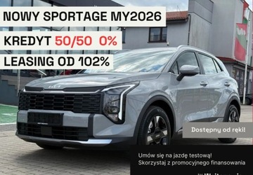Kia Sportage V 2025 Kia Sportage MY2026 NOWY M pakiet SMART w kolorze WOLF GREY 1.6 Benzyna