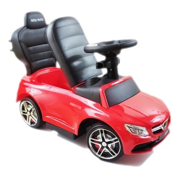 Каталка Мерседес для девочки 2 лет, подарок мальчику на годик + имя