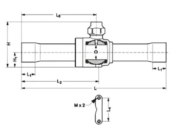ЗАПОРНЫЙ ШАРОВОЙ КРАН BLR/ GBC 6 (1/4”)