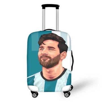 Luggage Cover Football Player Messi No. 10 Pattern Anti-scratch