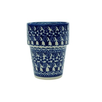 Ceramiczny kubek smukły Bolesławiec