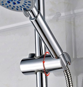 ДЕРЖАТЕЛЬ ДЛЯ ДУШЕВОЙ рейки M22, хром