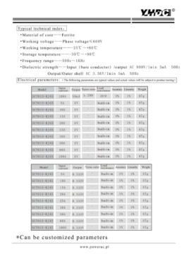 Трансформатор тока SCT013-RJ45-100A/1V