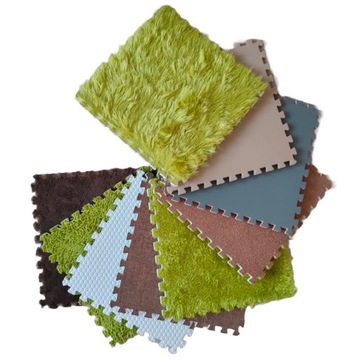 Dywan sensoryczny modułowy mata puzzle dywanowe