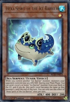 Yu-Gi-Oh! TCG: Hexa Spirit of the Ice Barrier (BLTR)
