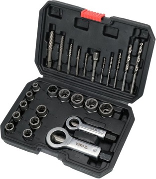 ZESTAW YT-06037 DO WYKRĘCANIA ŚRUB SZPILEK NAKRĘTEK YATO