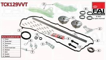 Rozrząd Łańcuch Peugeot Citroen MINI OPEL 1.4 1.6 VTI