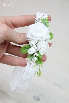 Набор для крещения с повязкой на голову и ремешком для обуви в стиле украшения