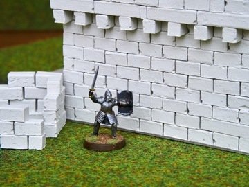 Кирпич гипсовый, прямой стеновой, средняя форма 01Г