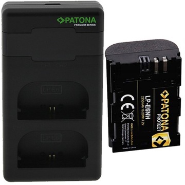 Akumulator PATONA PROTECT Canon LP-E6NH+ ładowarka