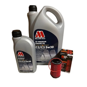 MILLERS 5W30 6L + FILTR KN CAMARO 3.6 2010-2015
