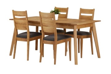 Stół rozkładany Clifton LITE DREWNO DĘBOWE 160 cm