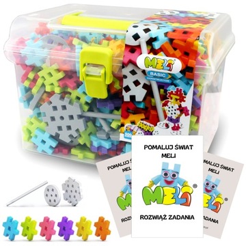 KLOCKI MELI CONSTRUCTOR Travel Box 500 elementów