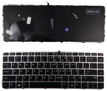 klawiatura HP EliteBook G3 745 840 Podświetlana