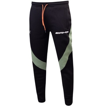 PUMA SPODNIE DRESOWE MĘSKIE AMG PANTS CZARNE r.M