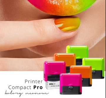 Принтер COLOP Compact PRO C20 с ластиком NEON PINK