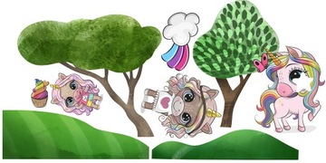 наклейки на стену для детей Пони 160