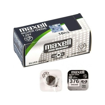 BATERIA MAXELL SR626W 1,5V 376 wysokoprądowa