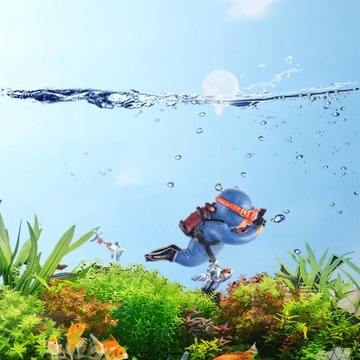 2xминиатюрная фигурка дайвера, павильон океана, модель для дайвинга для аквариума, 2 шт.