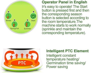Проращиватель семян для фасоли и семян, органические ростки,