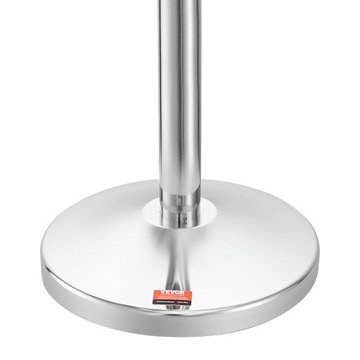 Барьерный столб VEVOR, 4 шт., барьеры безопасности из нержавеющей стали, серебристого цвета