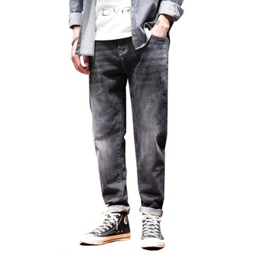 KSTUN Jeans For Men Loose Fit Gray Stretch Harem P