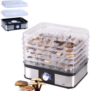 СУШИЛКА ДЛЯ ГРИБОВ, ФРУКТОВ, ОВОЩЕЙ, ТРАВ 5SIT, ВЫСОКАЯ МОЩНОСТЬ, РЕГУЛИРУЕМАЯ °C