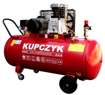 Kompresor tłokowy 200l Sprężarka 10 bar zbiornik 200l KK 520/200 Kupczyk