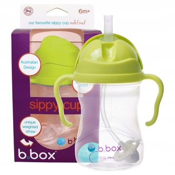 B.Box Bidon ze słomką 240ml Ananasowy