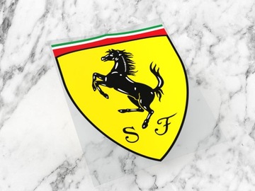 Naklejka FERRARI 8 x 6 cm f1 scuderia italia