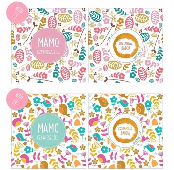 Скретч-карта – Мама, ты будешь бабушкой.