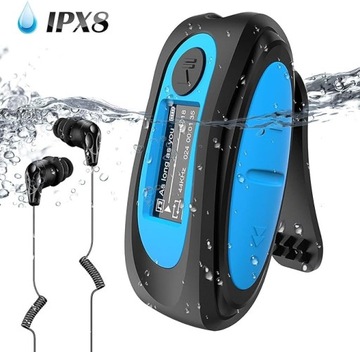Wodoodporny Odtwarzacz MP3 z Ekranem 8GB AGPTEK IPX8