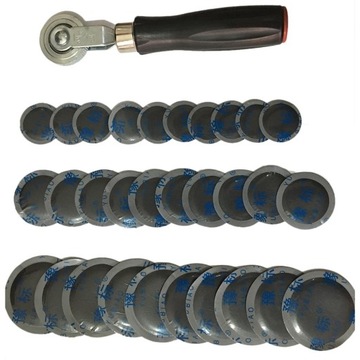 Набор заплаток для ремонта шин с клеем-клеем