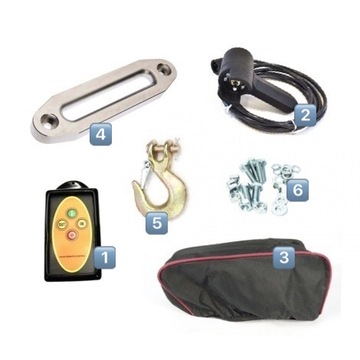 ЛЕБЕДКА ДЛЯ ЭВАКУАТОРА PRESKO 12000 СИНТЕТИЧЕСКИЙ ВЕРЕВОК