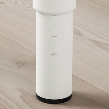 РЕГУЛИРУЕМАЯ КРУГЛАЯ НОЖКА ДЛЯ СТОЛЕШНИЦЫ БЕЛАЯ 60-90см ИКЕА ОЛОВ