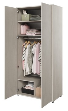 вместительный МОЛОДЕЖНЫЙ шкаф для одежды со штангой