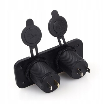 USB ЗАРЯДНОЕ УСТРОЙСТВО 5В 2.1А/1А ГЕРМЕТИЧНАЯ РОЗЕТКА 12В