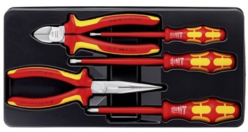 KNIPEX 00 20 13 Zestaw szczypce, wkrętaki VDE x5