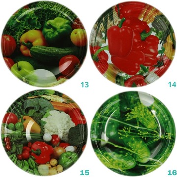 Słoik szklany 350 ml komplet 8 szt. + MOCNE ZAKRĘTKI NA PRZETWORY PRZYPRAWY