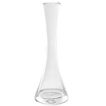 SZKLANY WAZONIK NA JEDEN KWIAT 20 CM