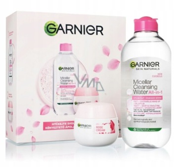 GARNIER GIFT SET OF CARE FOR SENSITIVE SKIN SKIN NATURA L S ROSE