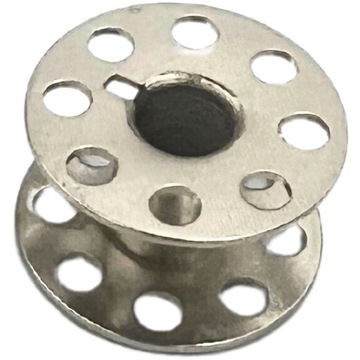 Szpulka metalowa do bębenka do maszyn do szycia płaska Łucznik kl. 400/700