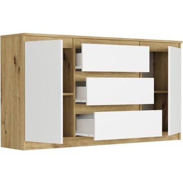 Комол 140 шкаф 3 ящики 2 полки R-140-S3 Artisan Mix